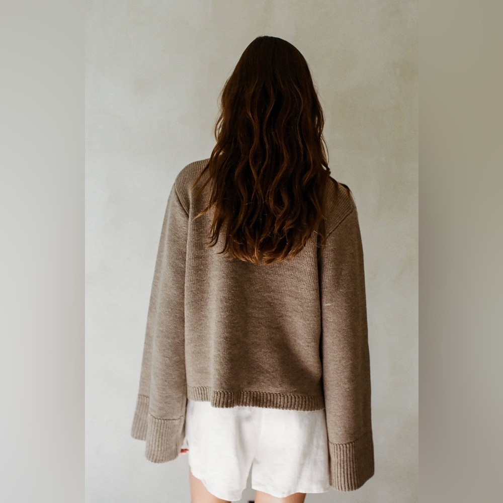 The Eleni Cardigan - Mocha - Picture 4 of 11
